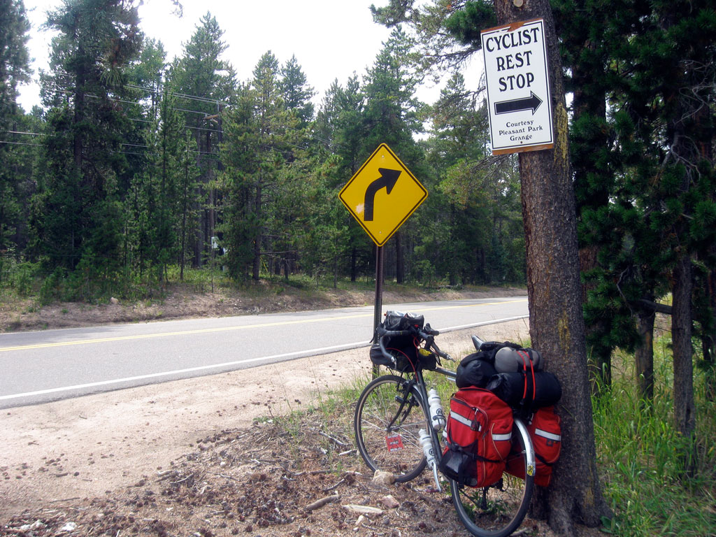 Cyclist Rest Stop! Pleasant Park Road, Outside Denver, CO