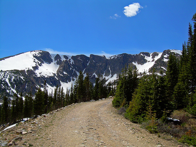 The Continental Divide from Rollins Pass Road