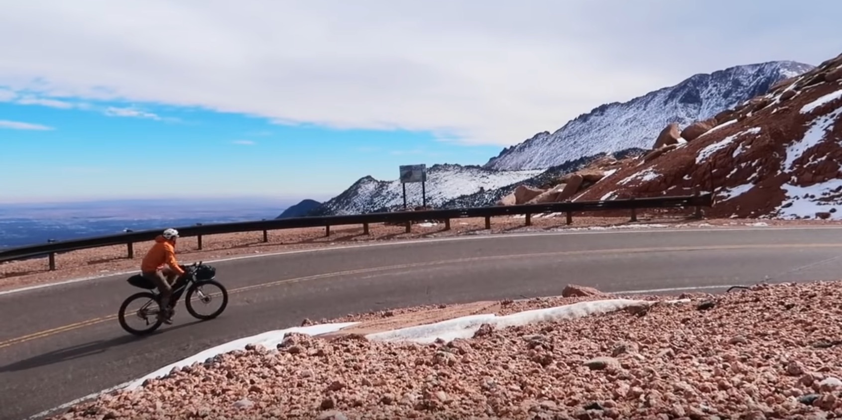 Riding the Pikes Peak Highway to the summit to then descend down Barr Trail