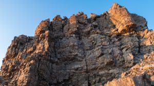 Crux of the Oklahoma/Massive traverse