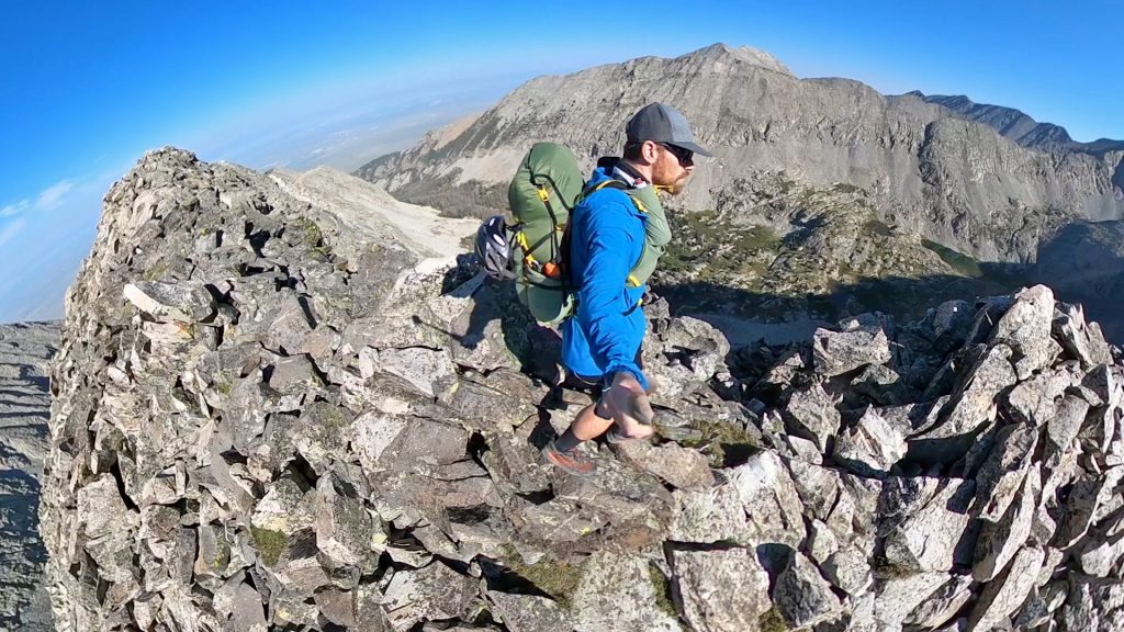 On Little Bear's West Ridge: Fastpacking on steep terrain is a very different workload than carrying extra weight on flat terrain