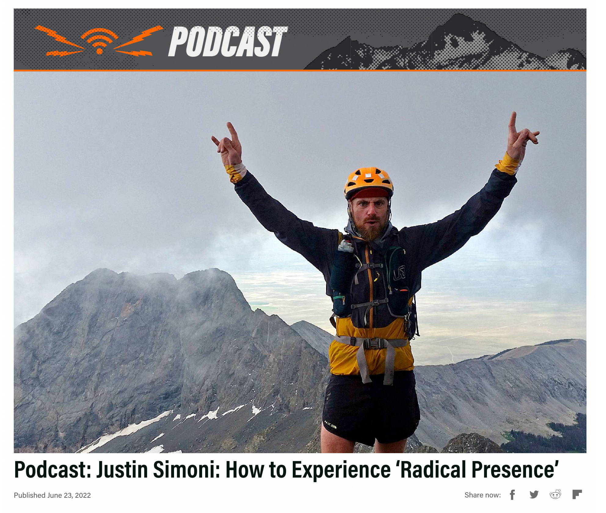 Click to Listen to, Podcast: Justin Simoni: How to Experience ‘Radical Presence’