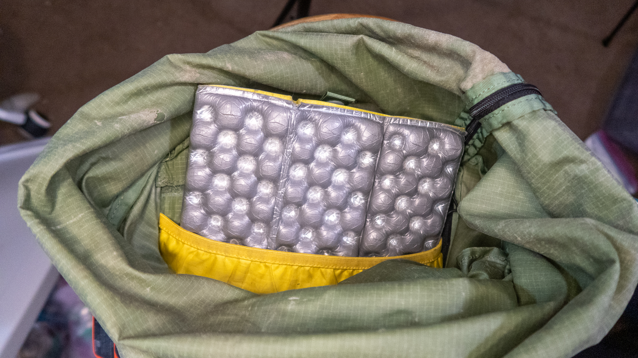 Adding Internal Closed Cell Foam Padding in the Fastpack 40