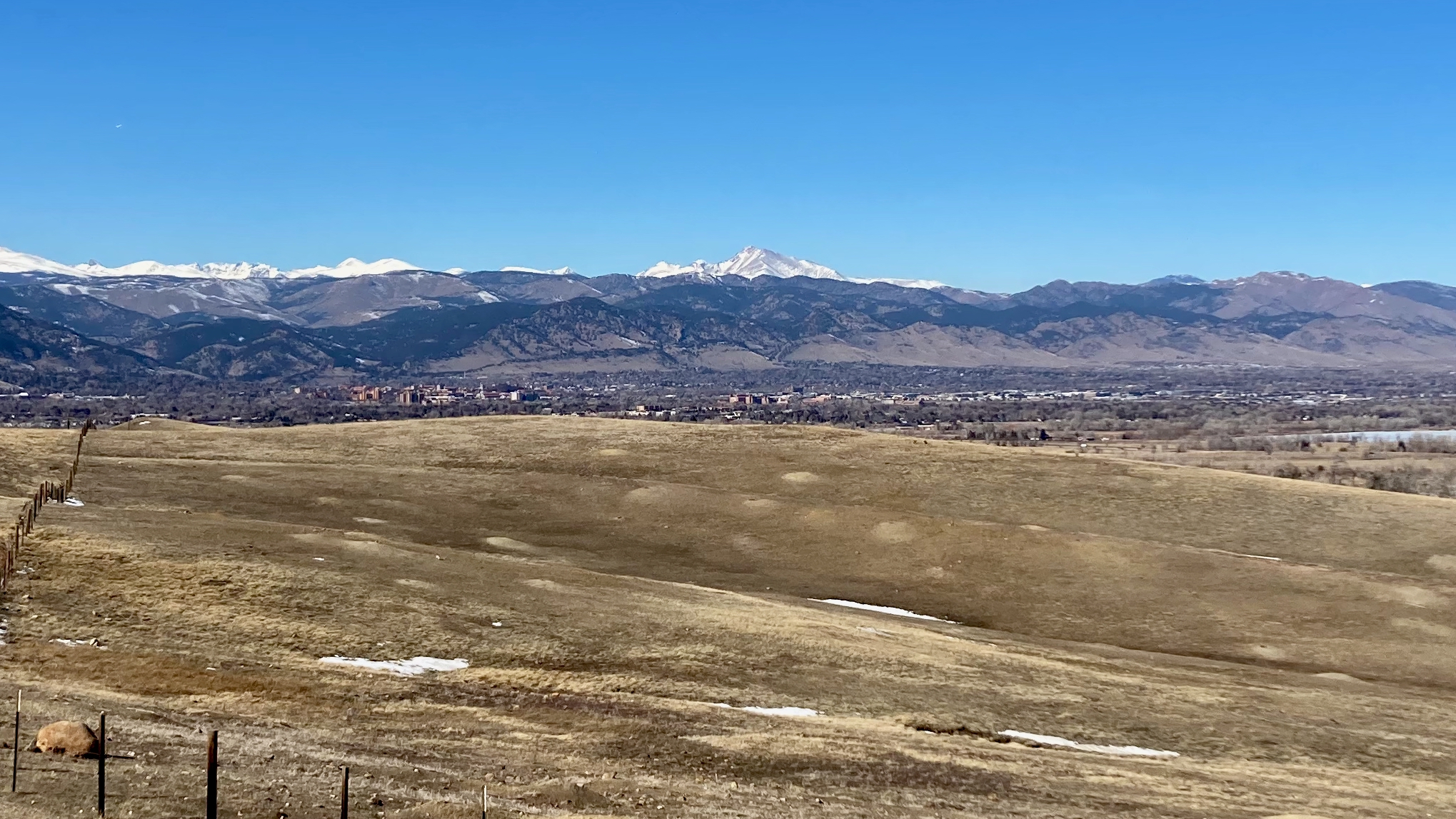 Longs Peak rising up from the plains is always an inspiring sight!