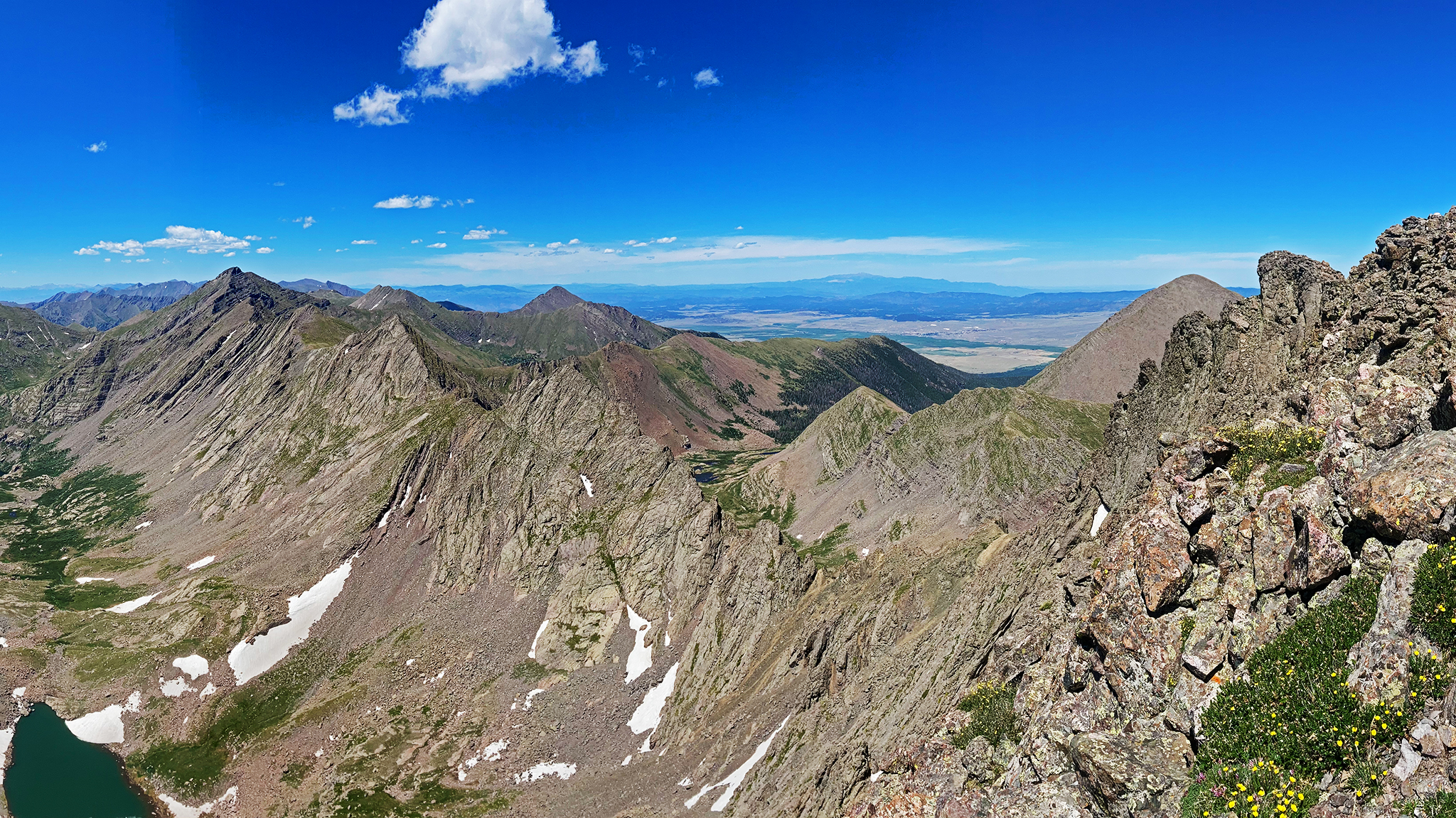 The incredible ridgeline between Mt. Adams and Obstruction Peak