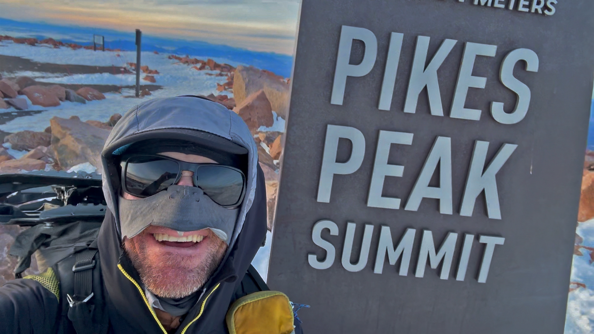 Winter Pikes Peak Summit
