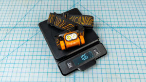The Fenix HM55R RENEGADE Headlamp: total 106 grams